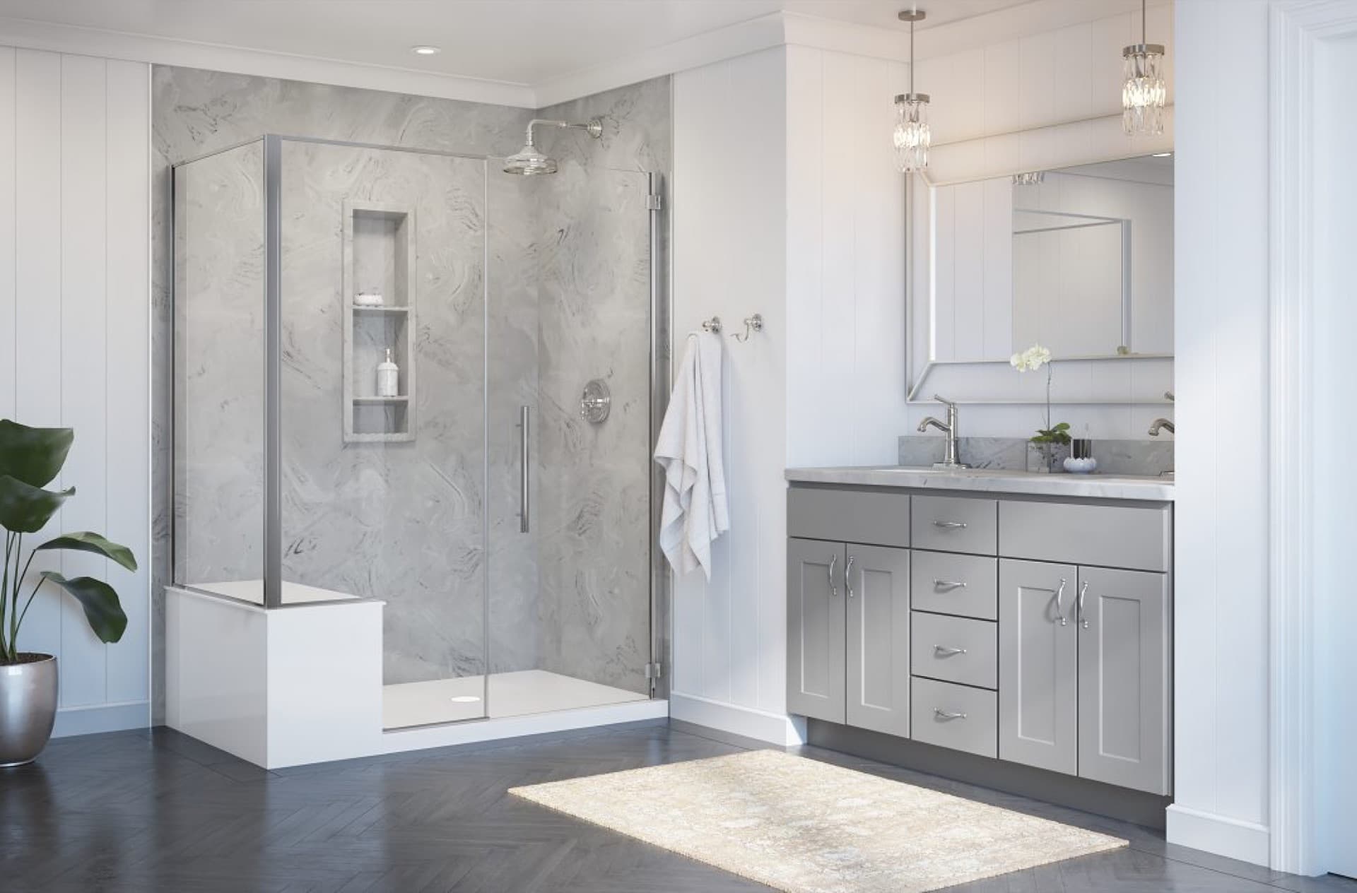 Beautiful shower design