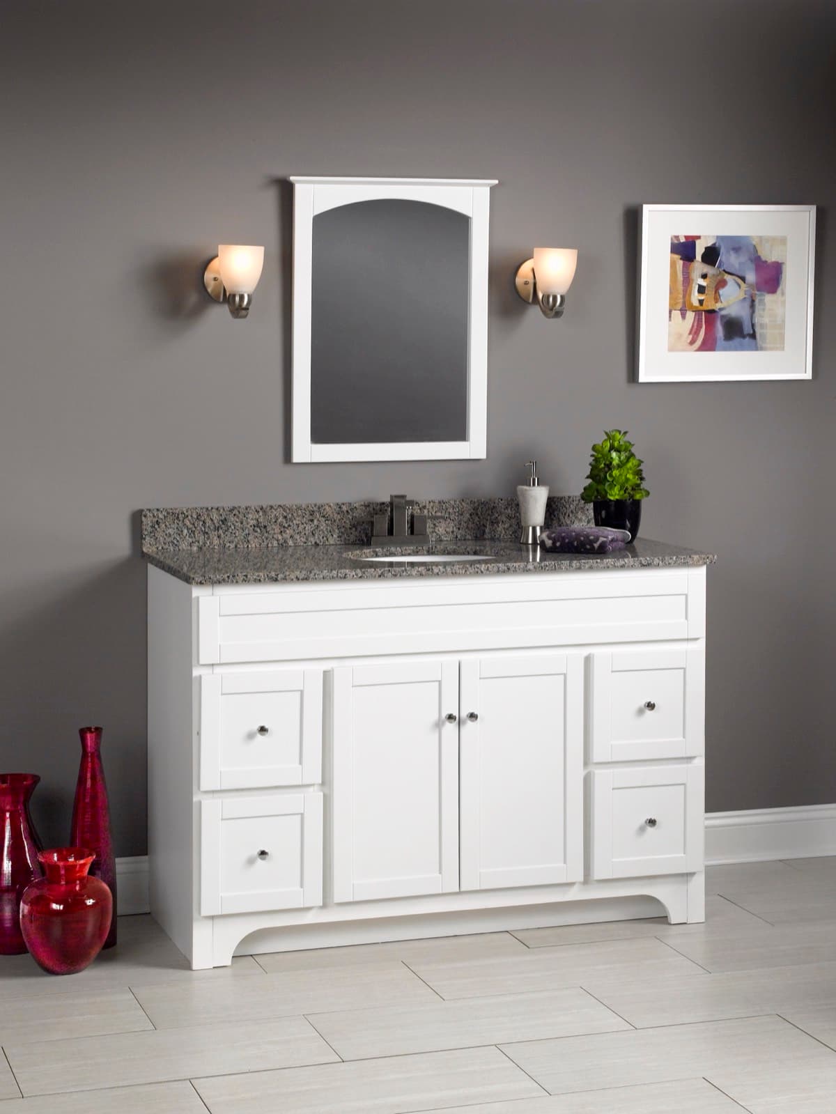 Natural Granite Rio Roca vanity top